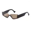 Солнцезащитные очки LAURINNY, прямоугольные полуободки, женские и мужские модные солнцезащитные очки в стиле ретро, анти-УФ-ветрозащитные пылезащитные очки UV400