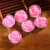 Scented Candle 12 Pcs Valentine's Day Tealight Candles Romantic Mini Rose Shaped Candles for Wedding P230412