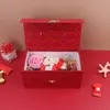 Pochettes à bijoux cadeau de mariage avec boîte à main demoiselles d'honneur anniversaire bonbons vacances