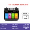 Vídeo capacitivo de tela de toque para VW Touareg 2010-2018 Porta USB CarPlay Android Auto MP5 Carro estéreo