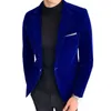 Ternos masculinos elegantes terno casaco fino ajuste super macio jaqueta emagrecimento lapela