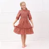 Robes de fille 6M à 18 ans enfants bébé filles adolescente robe d'été femmes robe midi enfants vêtements mode soeurs floral bébé barboteuse # 7001 230412