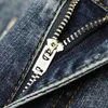 Men's jeans designer slim jeans straight loose elastic spring casual sports pants