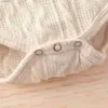 Kleidung Sets Herbst Solide Infant Baby Mädchen Tops Hosen Anzug Langarm Taste Pullover Stricken Casual Hosen Kleidung