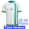 22 23 Algérie Algérie Maillots de football pour hommes MAHREZ FEGHOULI SLIMANI BENNACER ATAL Accueil Blanc Extérieur Vert Vêtements de football Chemises de football