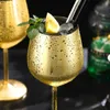 Narzędzia barowe 2PCS kieliszki do wina ze stali nierdzewnej 18 uncji metalowy metal Glas Wineglass Champagne Cocktail Puchar Pucharu 231113