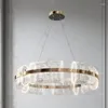 Applique Salon Italien LED Lustre Anneau Ambiance Nordique Salle À Manger Chambre Lampes Design