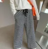 Trousers 2023 Style Girls Boys Striped Pants Cotton Autumn Fashion Kids Long 2-8t A138