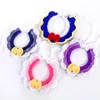 Colliers pour chiens bavoir pour animaux de compagnie tricoté à la main collier en laine réglable joli chat nœud papillon princesse fleur bord cou sangle accessoire