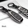 Principais anéis de zinco Alloy Car Case de capa da chave para Ford Fiesta Focus 3 4 Mondeo EcoSport Kuga Focus ST CELE CHAVE SMART REMOTO CASE FOB FOB KeyChain J230413