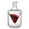 Bar Tools Coneshape Glass Ice Bucket Red Wine Decanter Hand Blowing Invert Dispenser Container Whiskey Tool 231113