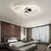 Plafonniers de chambre à coucher minimalistes pour le salon Éclairage d'intérieur Drop Fixture White Gold Painted Surface Mounted