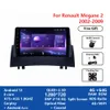 Android 12 8 코어 자동차 비디오 DVD Renault Megane 2 GPS Navigation Entertainment System과 Bluetooth Wi-Fi