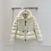 Kobieta luksus France Mens Jacket Letter Monclair Logo Knitted Women Parkas Panel Panecz