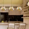 Lampade a sospensione Luci turche Lampadari Bar Sala da pranzo Balcone moderno Caffè Retro Vetro sospeso Decorativo Mediterraneo
