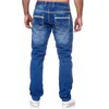 Heren Jeans Heren Stevige Zakken Stretch Denim Rechte Broek Lente Zomer Business Casual Broek Dagelijkse Streetwear Heren Kleding