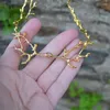 Collares colgantes Goth Witch Antler Branches Collar Fantasy Forest Punk Joyería hecha a mano Declaración Boda Magia Wiccan Charm Regalo Mujeres