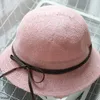 Brede rand hoeden lamaxpa zomer vizieren hoed opvouwbare zon klein beige strand voor vrouwen linnen femme chapeau vrouwstro stro hoed