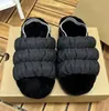 Designer Femmes Tasman Slipper Tazz PantouflesLuxury Décoré Flèche Couture Confort Daim Mélange De Laine Hiver Chaud Sandales En Peluche Chaussure