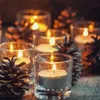 Velas mini vela gotas de algodão vela segura sem fumaça para o dia dos namorados natal dia das bruxas decoração acessórios