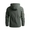 Vestes de chasse hommes randonnée en plein air imperméable à capuche coupe-vent manteau décontracté Camping veste tactique militaire