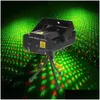 Andra scenbelysning Mini LED R G Laser Projector Justering DJ Disco Party Club Light FedEx DHS Drop Delivery Lights OT7AS