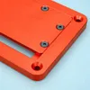 Freeshipping Aluminium Kreissäge Kehle Platte Flip DIY Holzbearbeitung Tisch Abdeckplatte Mtfri