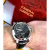 Paneri Watch Luxury Watches Дизайнерские часы Luminor ZF-Factory Автоматическая нержавеющая сталь 42-мм черный циферблат полированный кожаный ремешок Pam 4UB7