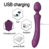 Vibradores FLXUR Potentes consoladores Vibrador Dual Motor Wand GSpot AV Masajeador Juguete sexual para mujer Estimulador de clítoris Adultos Masturbador 231113