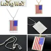 チェーンファッションヴィンテージアロイセーターチェーン長いネックレス彫刻レトロエナメルUS UK Flag Austrian Crystal PendantネックレスSNE150872106