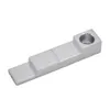 The new personality creative metal magnet square pipe can be convenient and portable folding magnet metal pipe