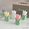 Velas tulipa velas decoração do quarto estética perfumada velas aromáticas decorativas vela casamento convidado presente festa decoração