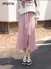 Zweiteiliges Kleid MISHOW Hoodie Herbst Korean Fashion 100 Baumwolle Stickerei Pullover Sweatshirts Elastische Hohe Taille Verschüttete Röcke MXB32V0095 230413