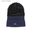 Hats Scarves Sets Men Women Winter Hat Scarf Gs 3 in 1 Fleece Lined Thick Warm Beanie Cs Outdoor Knit Slouchy Skull Cs Snow Cold WeatherL231113