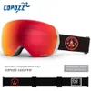 Lunettes de ski COPOZZ marque lunettes de Ski professionnelles Double couches Anti-buée UV400 hommes femmes hiver motoneige lunettes Snowboard sport lunettes 231113