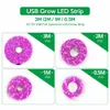 Grow Lights 0.5-3m LED Full Spectrum Phyto Lamp USB 5V Grow Light for Hydroponics Succulent Flower Seeds Tent Grow box Greenhouse Grow Lamp P230413