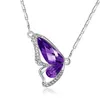 Korean dancing butterfly pendant crystal pendant necklaces boutiques foreign trade sources women jewelry 2337-8