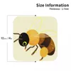 Table Mats Honey Bees Coasters Coffee Leather Placemats Cup Tableware Decoration & Accessories Pads For Home Kitchen Dining Bar