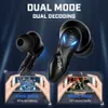 Aurberi per cellulare Europea GT1 EARPHETHOOTH Bluetooth 50 Cuffie wireless con microfono 45ms a bassa latenza TWS Earbuds Music -Game Modalità 230412