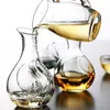 Kieliszki do wina japońskie przezroczyste kryształowy lód ołów za darmo szklany batonik whisky Flask Sake Piwo chłodnica Dozownik Carafe Decanter 231113