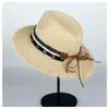 Wide Brim Hats Fashion 9 Stlye Bohemia Summer Women Travel Beach Sun Hat Elegant Lady Raffia Straw Panama Sunbonnet Sunhat