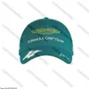 Czapki z daszkiem Moda Alonso F1 Aston Martin Team Czapka z daszkiem Snapback Bawełniana czapka Regulowane czapki Kapelusze przeciwsłoneczne Gorras Hombre Fernando Gorra 2023 413-3