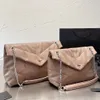 Высококачественная дизайнерская сумка Роскошная сумка на плечо Женская модная сумка Cloud Сумка из бронзового металла Классическая сумка-тоут из овечьей кожи Сумка-подушка Сумка через плечо через плечо