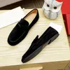 2023 Centlemen Business Party Wedden Dress Shoes Slip Slip On Flats Fashion Outdoor Men Casual Walking Casual Supomers Tamanho 38-45 Mkji00001