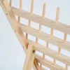 ジュエリーポーチリングスタンドディスプレイ折りたたみ可能な木製スレッドホルダー30/80ラックオーガナイザーウォールハンギングコーン棚小売業者