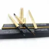 Eyebrow Enhancers Custom 5-color Golden Tube Double Head Eyebrow Pencil Long Lasting Waterproof for Women Beauty Private Label Bulk Makeup 231113