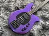 Guitare basse électrique chinoise, deux couleurs, peut être choisie, couleur violet et vert, 4 cordes