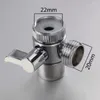 Bathroom Sink Faucets Switch Faucet Adapter 3 Way Tee Connector Shower Head Diverter Valve Home Improvement Water Separator