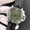 PANERI WATCH SWISS PAM1056 SAPPHIRE MIRROR Clean-Factory Factory Automatic Movement Size 44mm 수입 소 가이드 스트랩 IF2Y