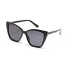 Sunglasses Women 2023 Ladies Retro Big Luxury Black Mirror Cat Eye Sun Glasses Metal Frame Vintage Oversized